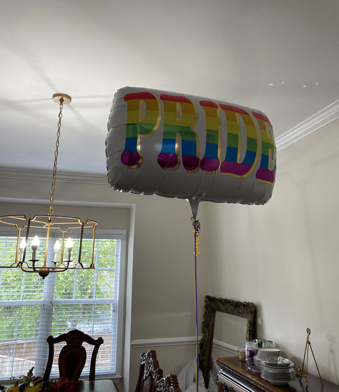 My Poor Parents Bought Me A Pride Balloon For My Graduation Because They Thought It Meant They Were Proud Of Me