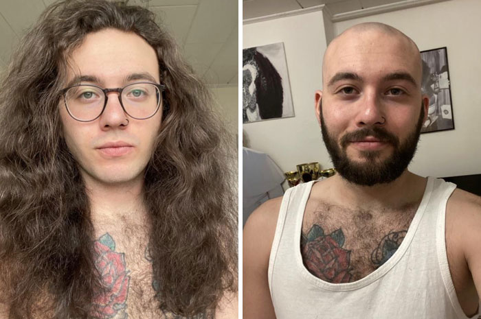 I’ve Been Growing Out My Hair For 3 Years After I First Heard You Can Give Them To A Charity That Makes Wigs For Children With Cancer. Today Was The Day To Cut Them All Off