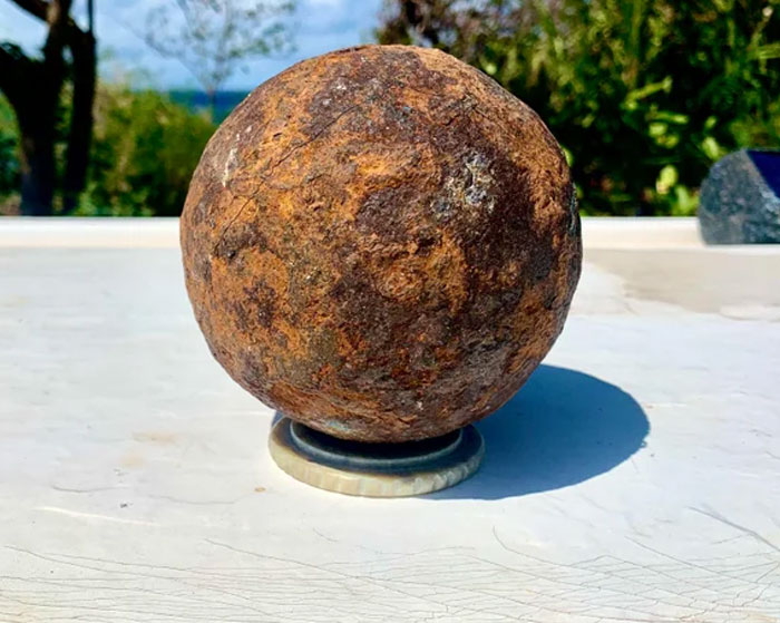 Found This Digging Around The Mouth Of A Major Caribbean Harbor (On My Property). Did This Come Out Of A Cannon?