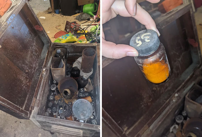 Trunk Full Of Chemicals In 1920's Home, What Is It/For?