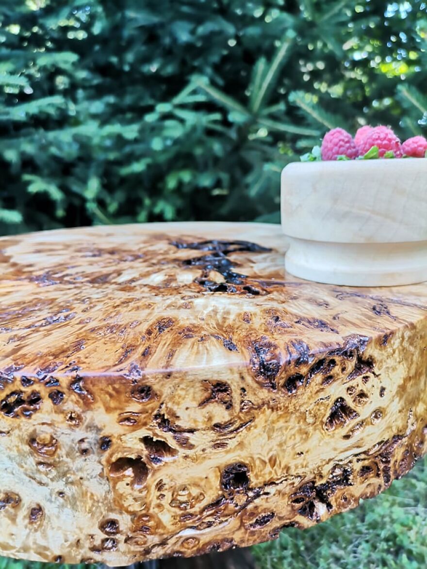 We Made Unique Handmade Tables With Over 1000 Pieces Of Wood And 160 Hours Of Manual Labor