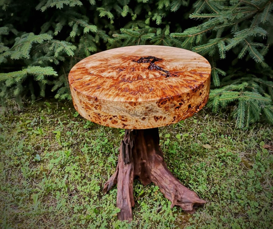 We Made Unique Handmade Tables With Over 1000 Pieces Of Wood And 160 Hours Of Manual Labor
