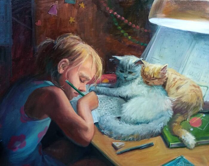 Russian Artist Makes Paintings In Which You Can Return To Your Childhood For A Few Minutes (113 Pics)