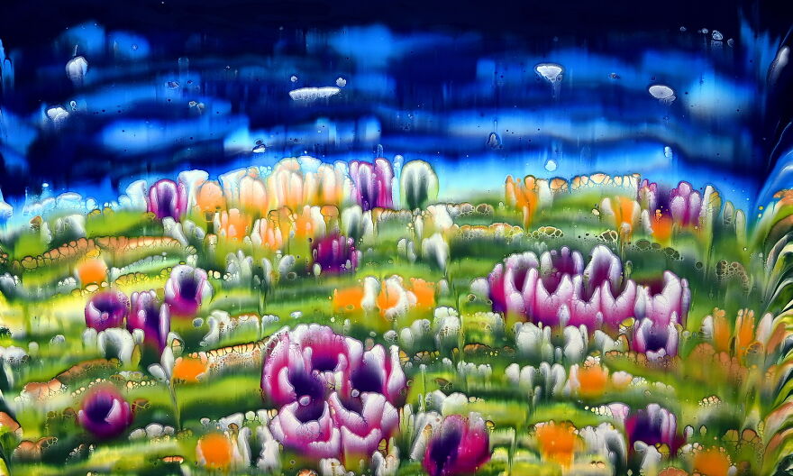Easy Painting With Acrylic Paints And Paper Napkin ~ Fluid Art ~ Acrylic Pouring For Beginners Easy Painting With Acrylic Paints And Paper Napkin ~ Fluid Art ~ Acrylic Pouring For Beginners
