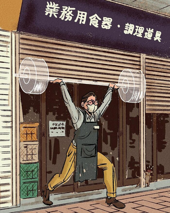 Playful Everyday Olympics By Tokyo-Based Illustrator Adrian Hogan (15 Pics)