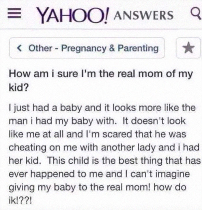 How Do I Know I'm The Real Mom?
