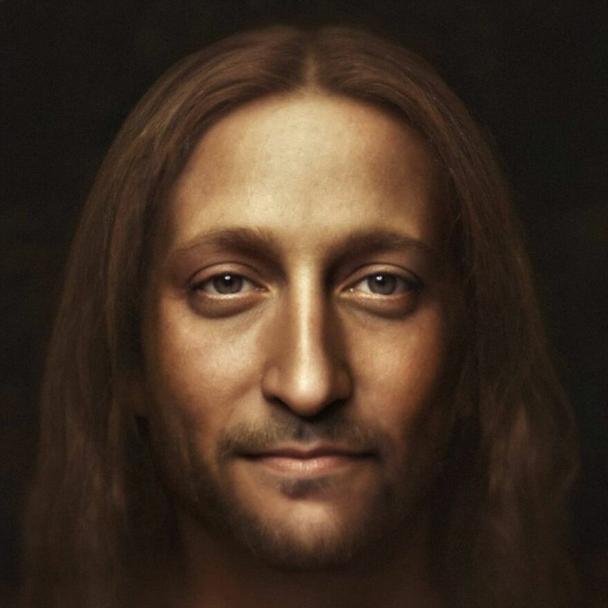 Jesus Christ Based On Leonardo Da Vinci's "Savior Of The World"