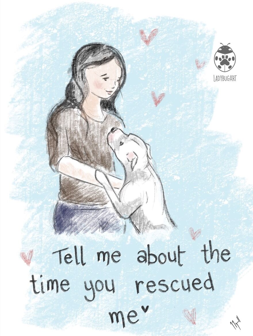 I Love Using My Art Platform To Promote Rescue Dogs