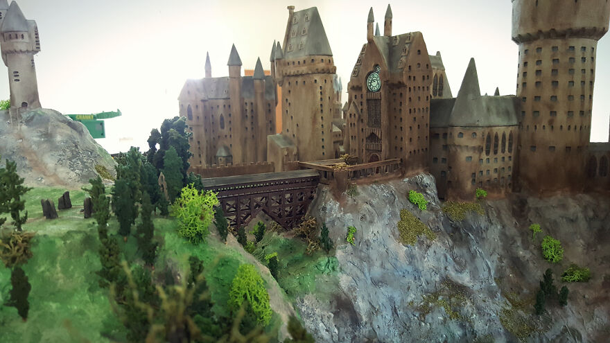 I Made An Entire Hogwarts Grounds Model From The Harry Potter Films