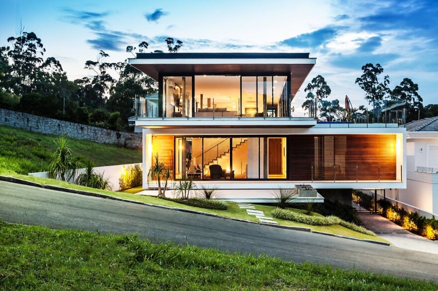 30 Stunning Modern Home Exterior Designs That Have Awesome Facades , Dream Houses