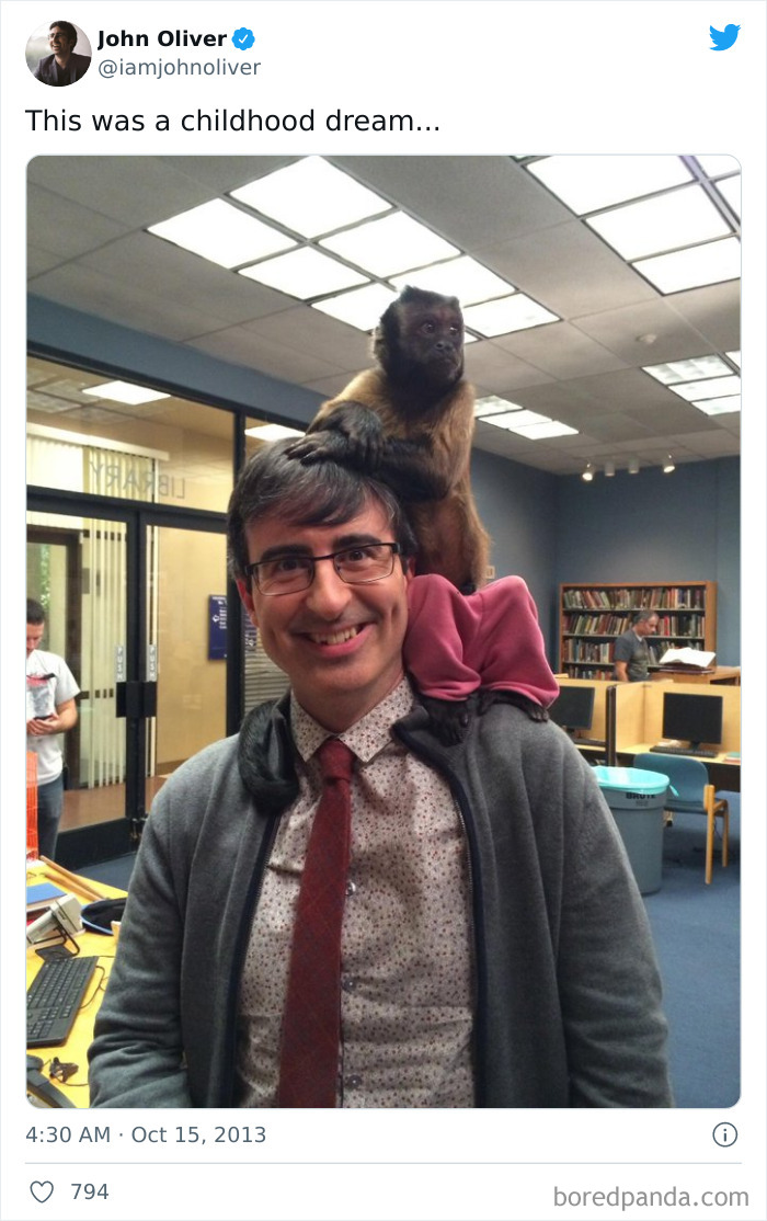 John Oliver Hangs Out With A Friend