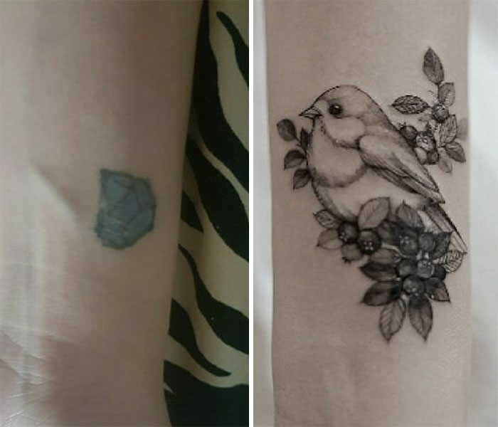 Flowers Are Awesome For Fixing Tattoos