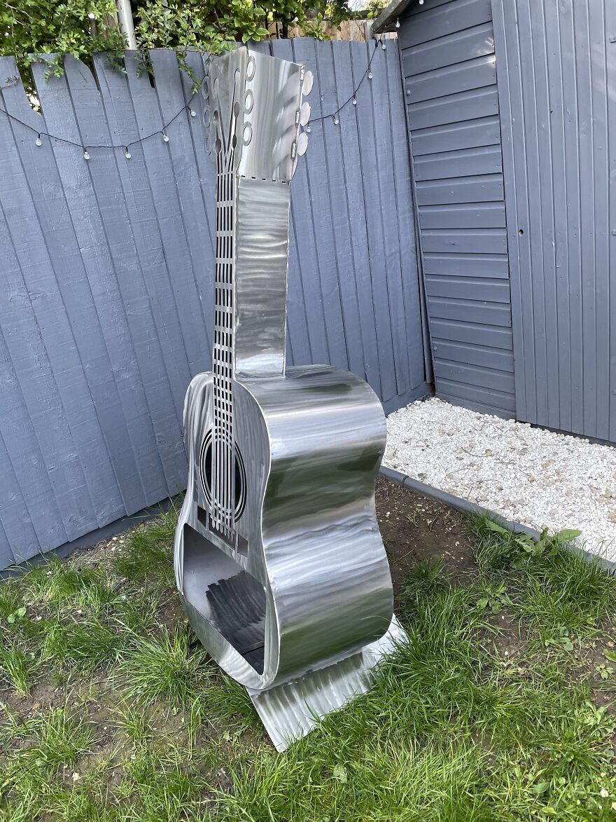 Guitar Log Burner
