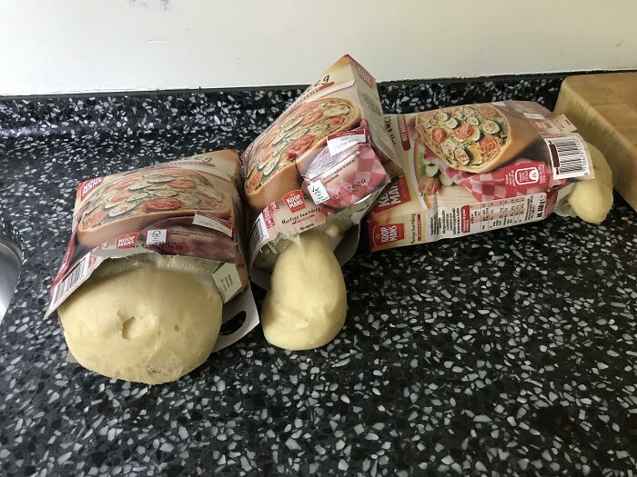 It Was So Hot In The Evening That My Pizza Dough Rose