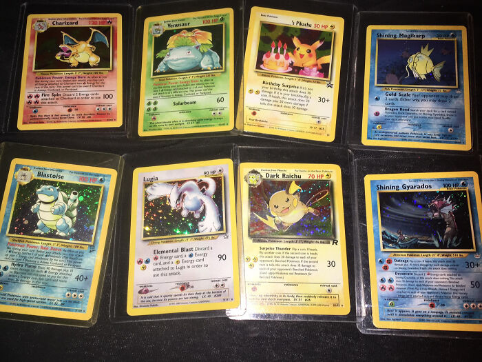I Heard Old Pokemon Cards Were Going Up In Value And Remembered I Had These Stored In My Bedroom. I Kept Them Thinking They'd Be More Valuable Someday