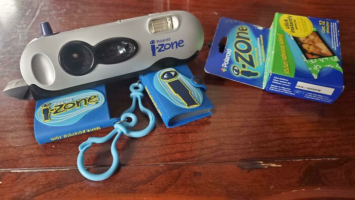 Anyone Remember The I-Zone Camera? I Think The Film Is Expired Lol