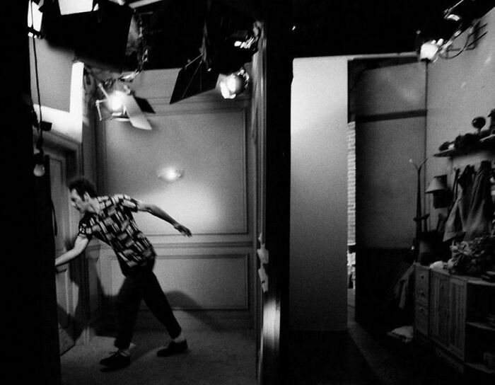 Michael Richards As Kramer Preparing To Make An Entrance
