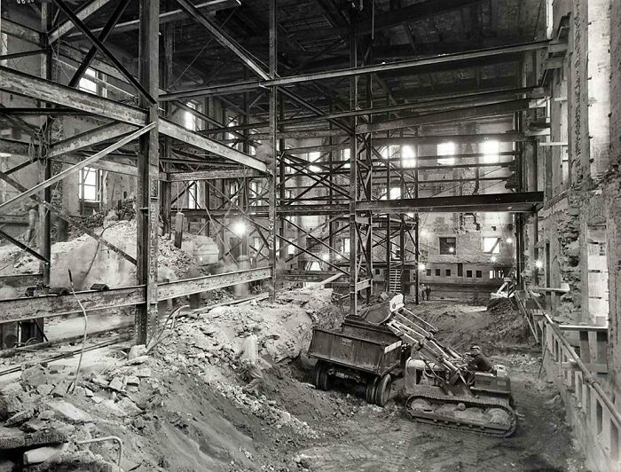 White House During 1950 Truman Renovations
