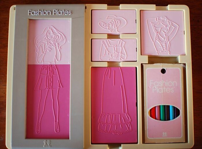 One Of My Favorite "Toys" As A Kid, Fashion Plates