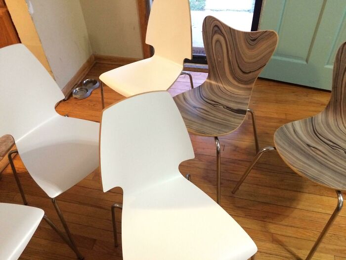 6 IKEA Chairs From Big Trash Day This This Weekend!