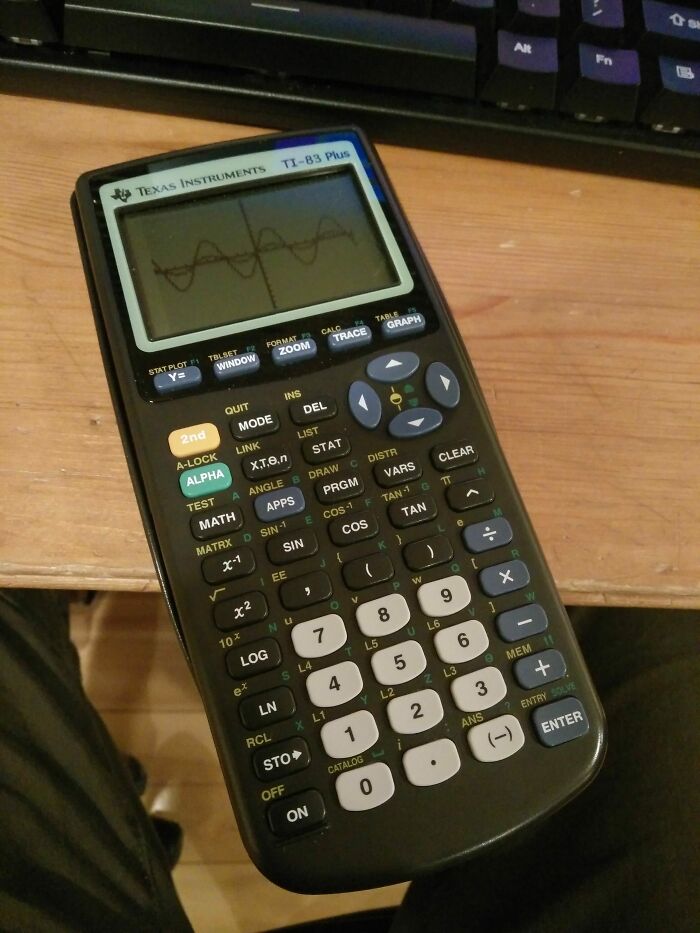 Found This Mint-Condition Ti-83 Plus At The Dump Yesterday. Still Costs $140 On Amazon!