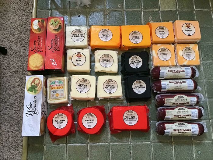 Almost 200$ Of Cheese And Sausage!