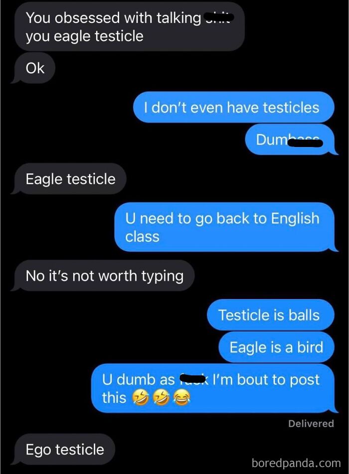 You’re So Eagle Testicle