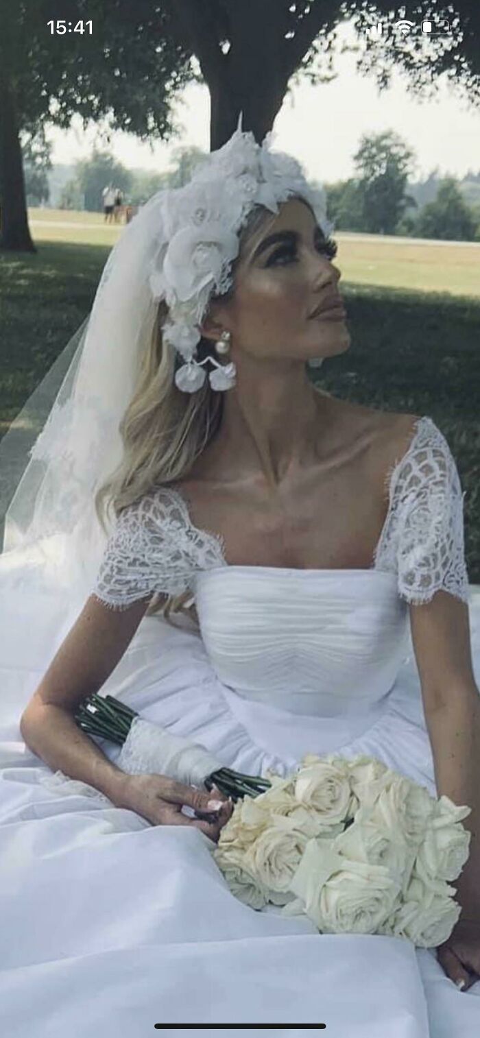 Un maquillaje de novia bastante intenso que me encontré en Instagram 