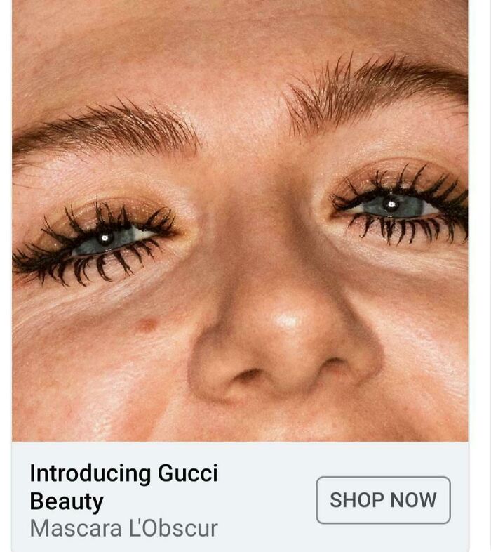 Ad For Gucci Beauty. Not Sure If I Want That Mascara