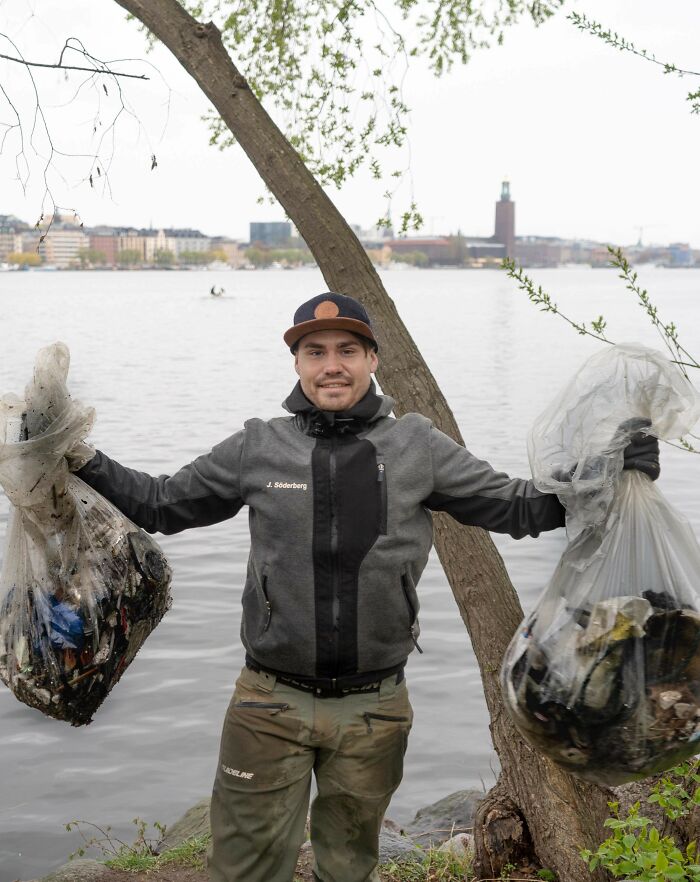 My Friend Has Been Cleaning Up The Waters In Sweden Since April 2016