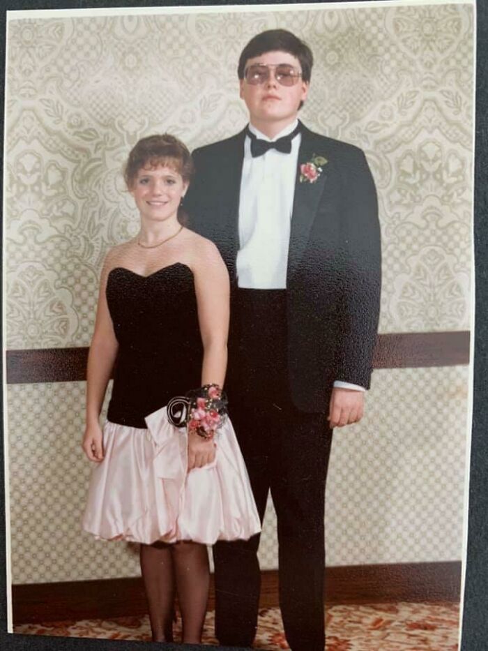 Me On My Very First Date. Pretty Sure She Went Because My Mom Rented A Limo