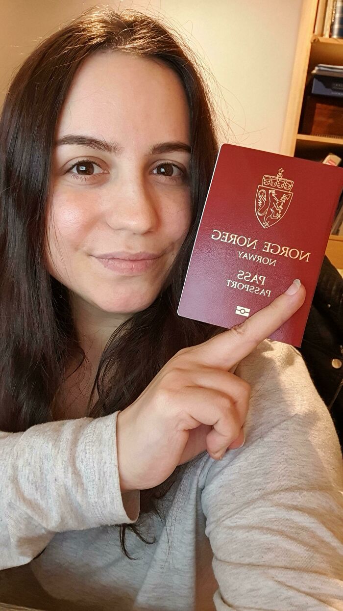 Gon' Jump On The 'New Citizenship' Train. You Are Looking At A Proud New Citizen Of Norway
