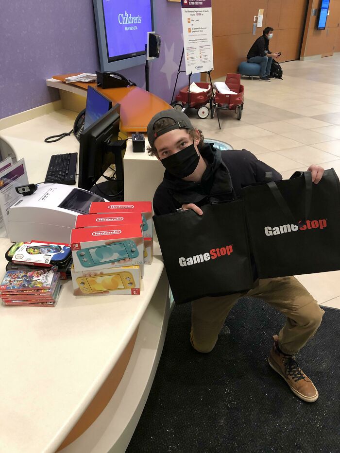 I Am Proud To Do My Part In Paying Forward Our Good Fortune With A Donation Of 6 Nintendo Switches And Games To Go With Them To The Children’s Minnesota Hospital