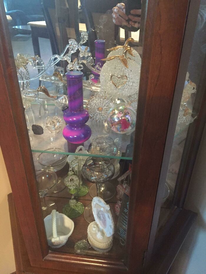 My Mom Unknowingly Bought A Bong For Her Crystal/Glass Collection. We Have No Intention Of Telling Her