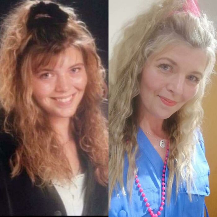 In 1989 I Loved A Perm And A Scrunchie Or Three, And I Recently Recreated The Style For An 80's Night In Edinburgh.