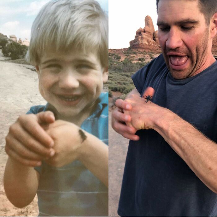 Playing With A Cricket, 1980s And 2020