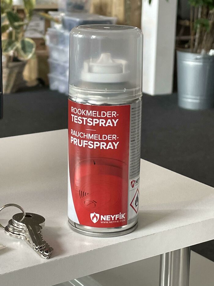 A Spray Specifically Designed To Test Smoke Detectors