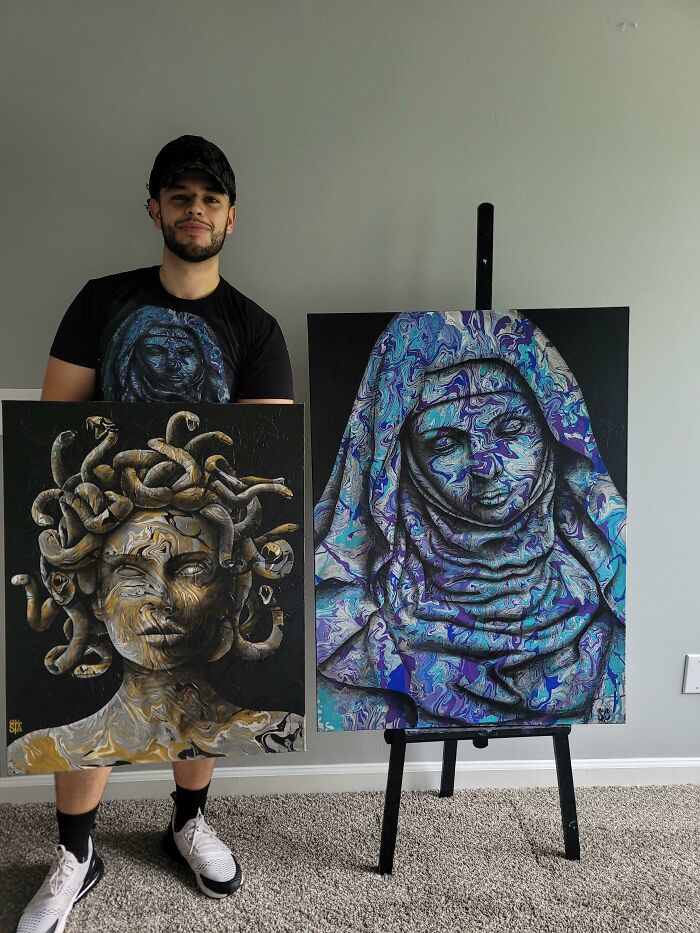 4 Years Painting And 1 Year Perfecting This Style, Very Proud Of These 2 Pieces