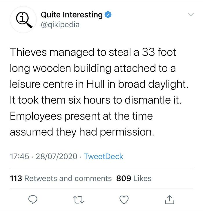 Stealing A Building