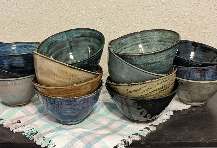 Here's A Set Of Bowls I Made Recently That I'm Proud Of