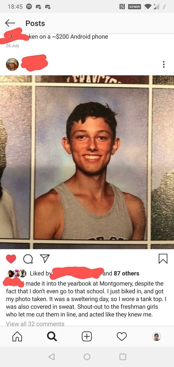This Kid From My School Is An Absolute Legend. Just Read The Caption Below The Picture.