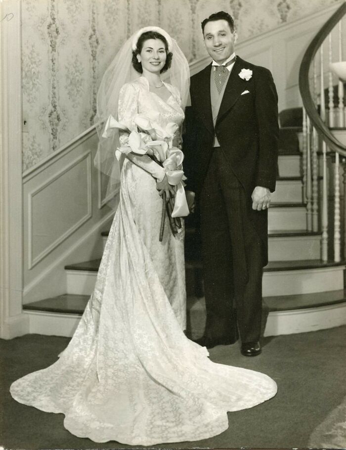 My Grandparents Looking Like Movie Stars On Their Wedding Day. Montgomery, Alabama. 1946