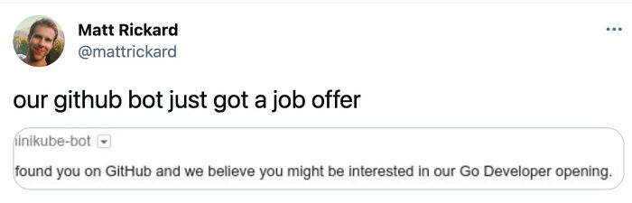 Our Github Bot Just Got A Job Offer