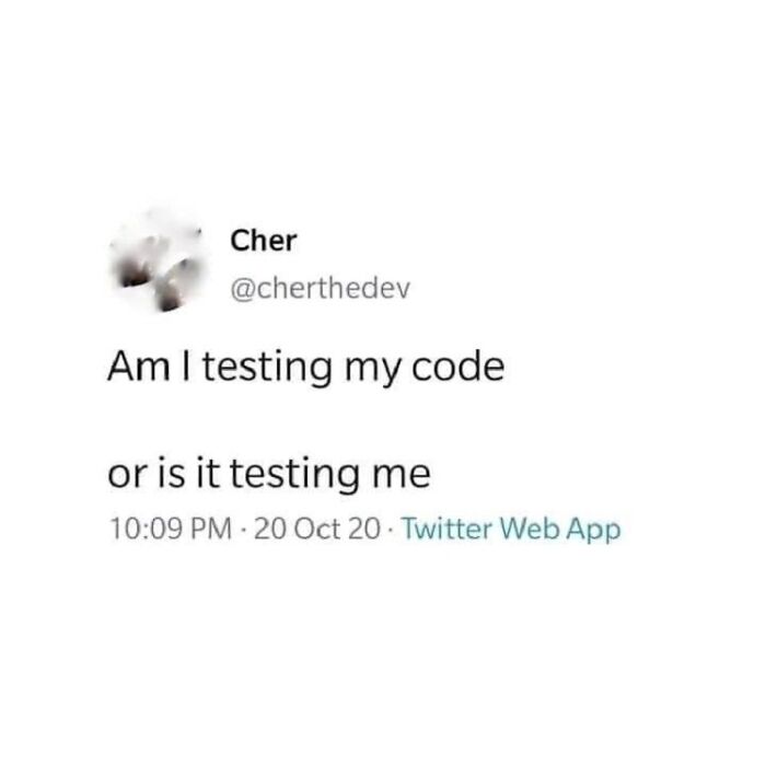 Who Is Testing?