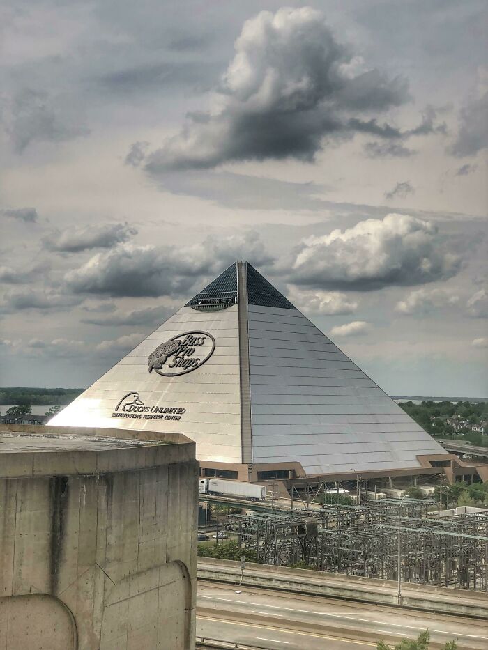 The View From My Hotel Room. Apparently It’s One Of The Largest Pyramids In The World.