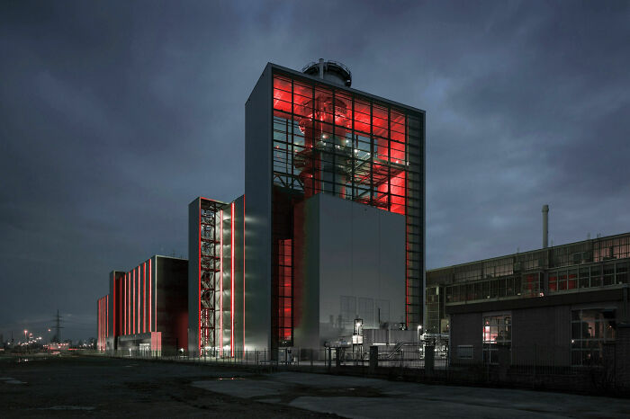 "Boss, It Might Look A Little Eerie At Night Time." - I Don't Give A Sh*t! Blood Red Lights Throughout The Factory!