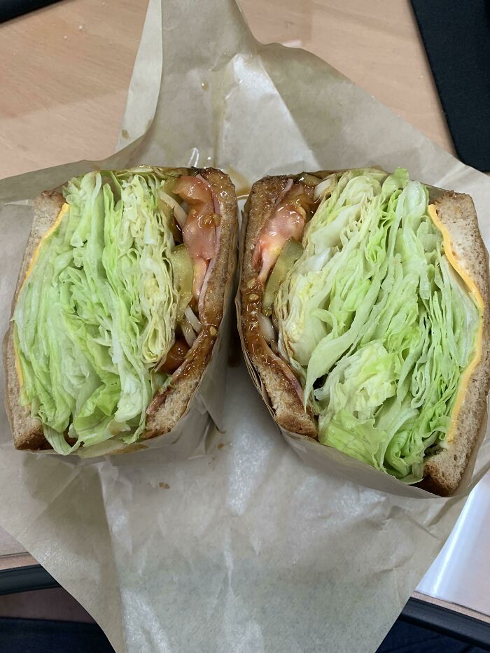 This “Sandwich” My Co-Worker Ordered For Me For Lunch Today