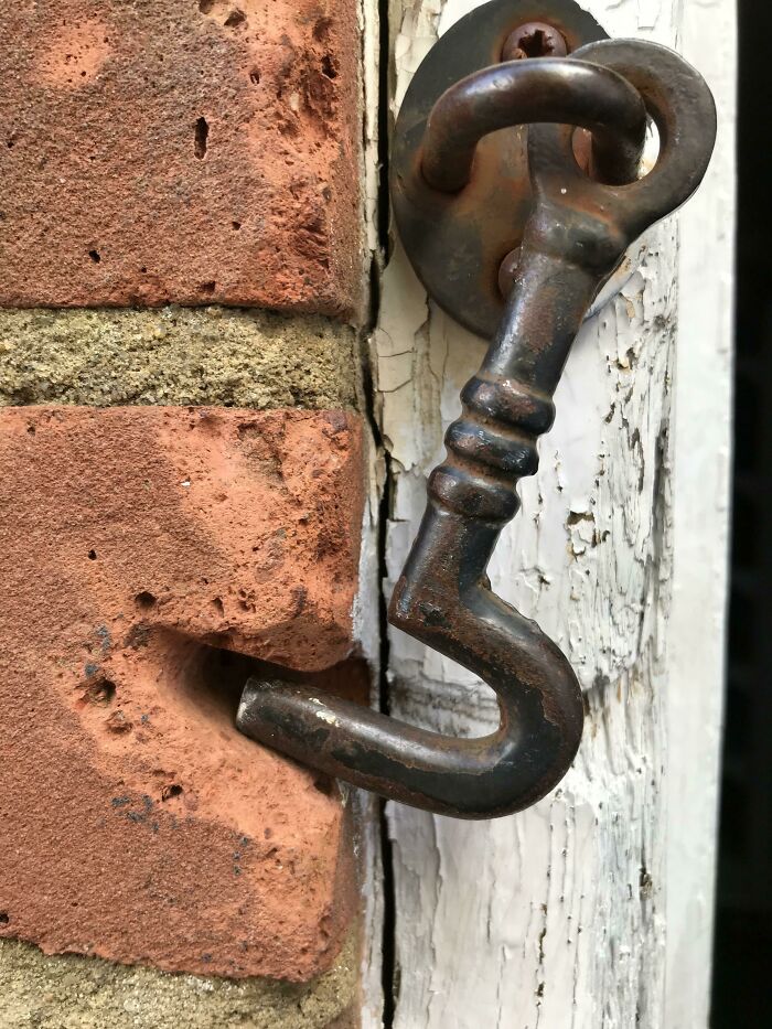 Years Of A Lock Grinding On A Brick