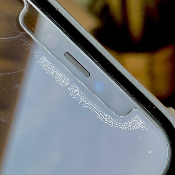 The Cracks In My Screen Protector
