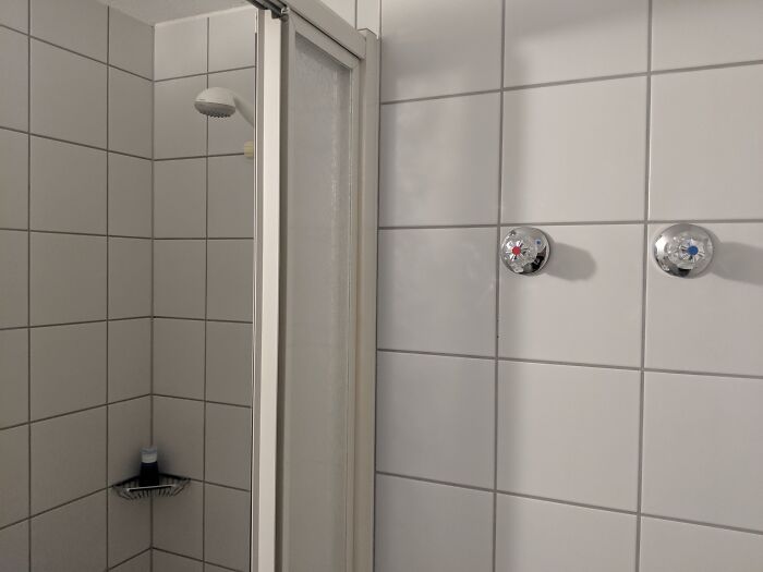 Wait, You Wanted The Water Taps *inside* The Shower?